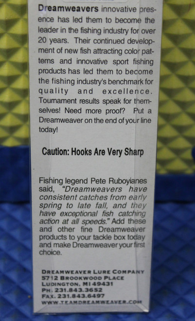 Dreamweaver 5" Captain's Choice Cut Plug With Treble Hooks CCP- CHOOSE YOUR COLOR!