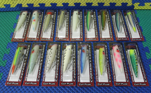 Dreamweaver 5" Captain's Choice Cut Plug With Treble Hooks CCP- CHOOSE YOUR COLOR!