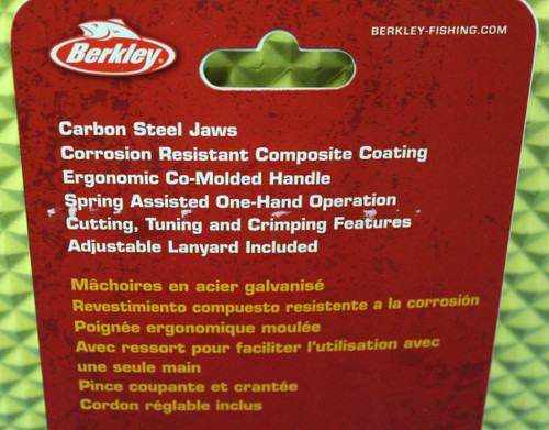 Berkley 6 In XCD (15 cm) Bent Nose Pliers w/Lanyard BFGBNP6 1402758