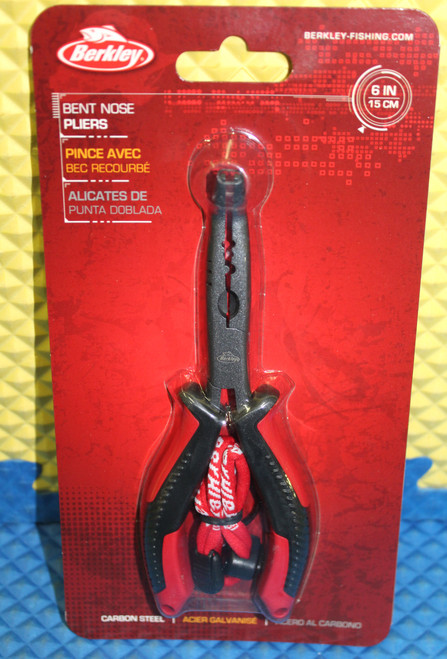Berkley 6 In XCD (15 cm) Bent Nose Pliers w/Lanyard BFGBNP6 1402758