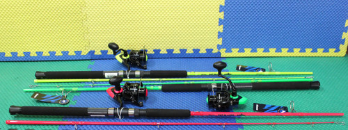 Okuma Cat Slayer Neon Spinning Rod Combo CS-762MH-6000- CHOOSE YOURCOLOR!