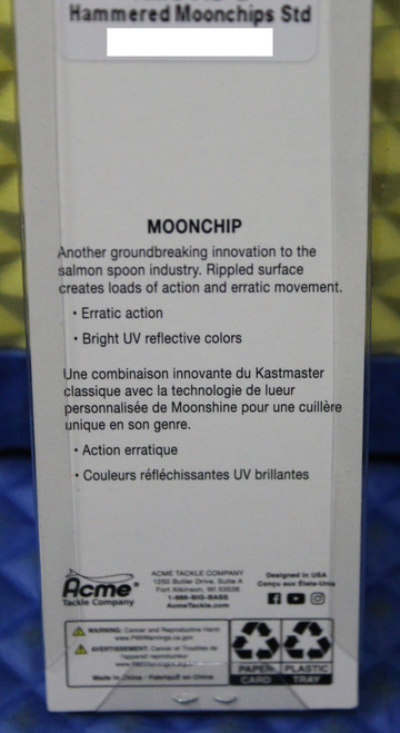 Moonshine Lures Hammered MoonChips Super Glow And Double Glow HMC- CHOOSE YOUR COLOR AND SIZE!