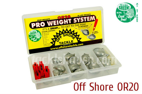 NEW Off Shore Diving Weights Sz 2 Tadpole 99.9% Lead Free OR36