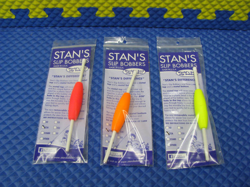 Stan's Slip Bobbers With Removable Metal Bottom Size 52A CHOOSE YOUR COLOR!