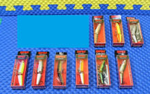 Rapala J09 GFR Or/fluo/rouge Leurre Articulé Rapala J09 GFR 3,5 - Méné