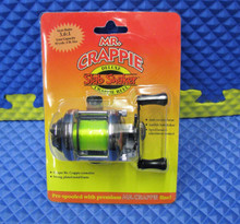 Mr. Crappie Deluxe Slab Shaker Crappie Reel Pre-spooled With