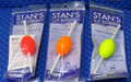 Stan's Slip Bobbers With Removable Metal Bottom Size 53 CHOOSE YOUR COLOR!