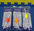 Stan's Slip Bobbers With Removable Metal Bottom Size 52 CHOOSE YOUR COLOR!