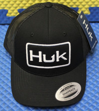 HUK Youth Huk Logo Trucker Hat H300044-001-1 Black