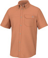 HUK Tide Point Solid SS Button Down Shirt H1500171-216 Sunburn CHOOSE YOUR SIZE!