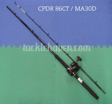 Okuma Classic Pro Mooching 9/' 0/" Combo Trolling Chartreuse Tip CPM-90M-CT-MA45D