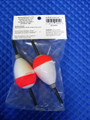 Rainbow Plastics Super Float  Red/White Weighted Double X Tackle 2-Pack SF-225W