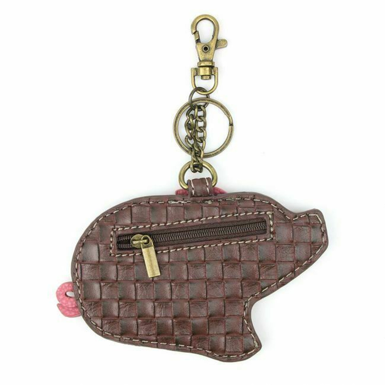 Pink Chain Clip Coin Purse