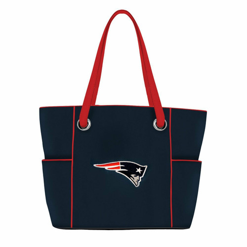 New NFL Carryall DELUXE Large Tote Bag Purse Licensed NE PATRIOTS Embroidered