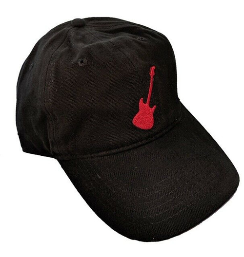 New DAD HAT Baseball Cap Adjustable Adult Teen Embroidered Unisex Black GUITAR