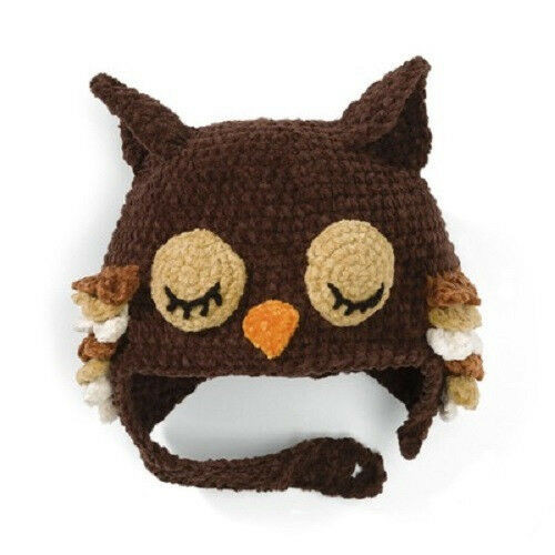 San Diego Hat SLEEPY OWL HAT Bonnet Beanie 3-6 yrs kids child  boy girl  gift