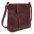 New Chala LASER CUT Crossbody Messenger Bag  Convertible Plum Purple FOX gift