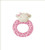 New Angel Dear RING RATTLE Cashmere Soft Baby Gift Toy PINK GIRAFFE BROWN MONKEY