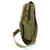 New Chala Handbag Patch Crossbody SLIM CAT  Bag Canvas Olive Green W/ Coin Purse