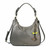New Chala Sweet Tote Pewter Grey Gray Bag Crossbody Shoulder YELLOW DRAGONFLY