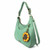 New Chala Sweet Tote Hobo Teal Green gift Crossbody Shoulder Bag SUNFLOWER 