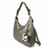 New Chala Sweet Tote Hobo Pewter Grey Gray Crossbody Shoulder Bag COW Coin Purse