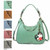 New Chala Sweet Tote Hobo Teal Green Crossbody Shoulder FAT CAT Coin Purse gift