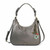  Chala Sweet Tote Hobo Metal DRAGONFLY Pewter Grey Gray Crossbody  Bag Gift