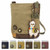 New Chala Handbag Patch Crossbody Messenger Olive Green Bag Canvas gift Llama