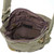 New Chala Canvas Patch Crossbody BLUE PARROT Olive Green Bag w/ COIN PURSE gift