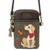 Chala Cell Phone Purse Crossbody Pleather Converts Labrador Lab Olive Green gift