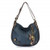 New Chala CONVERTIBLE Hobo Large Tote Bag Pleather Navy Blue TURTLE & BABY
