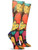 Laurel Burch Women's 2 pairs Crew Socks Shoe 4-10 HEARTS Valentines Art Colorful