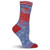 K. Bell Laurel Burch Women's 1 pair Crew Socks 9-11 Shoe 4-10 CRIMSON CAT Blue