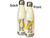  California Bear Hug Stainless Steel Water Bottle, Antique White 18 oz Insulated