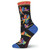 K. Bell Laurel Burch Women's Crew Socks 9-11 Shoe 4-10 BIRDS OF PARADISE Black