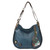 New Chala Hobo Crossbody Large Bag PIANO Pleather NAVY BLUE Convertible 