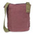 New Chala Patch Crossbody Messenger  Bag Canvas gift Mauve Purple Violet BIRD