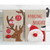 New Set of 2 Mud Pie Christmas Holiday Cable Knit Towels Santa & Reindeer Decor