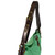 New Chala CONVERTIBLE Hobo Large Tote Bag FOX Vegan Leather Teal Green gift