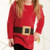 New Mud Pie 2 pc GLITTER SANTA TUNIC & LEGGING Christmas Holiday Red  6-9 months