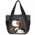 New Chala Handbag Carryall Zip Tote Canvas Large Bag gift DOG Gen2 Blue Stripes