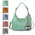 Chala Sweet Tote Hobo Teal Green gift Crossbody Shoulder Bag Panda Coin Purse