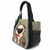 New Chala Handbag Carryall Zip Tote Canvas Large Bag gift PUG Dog Olive Brown