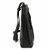 New Chala LASER CUT Crossbody Messenger Bag  Convertible Metal FEATHER Black
