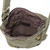 New Chala Handbag Patch Crossbody Messenger Bag Canvas Olive Green RACCOON