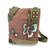 New Chala  Patch Crossbody BUTTERFLY II  Bag Canvas gift Mauve Purple Violet 