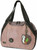 New Chala Bowling Zip Tote Large Bag Dusty Rose Pink Pleather HEDGEHOG gift