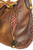 New Chala CONVERTIBLE Hobo Large Tote Bag OWL Metal Vegan leather Dark Brown