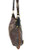 New Chala CONVERTIBLE Hobo Large Tote Bag OWL Metal Vegan leather Dark Brown
